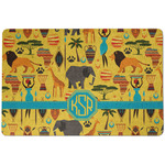 African Safari Dog Food Mat w/ Monogram