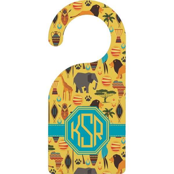 Custom African Safari Door Hanger (Personalized)