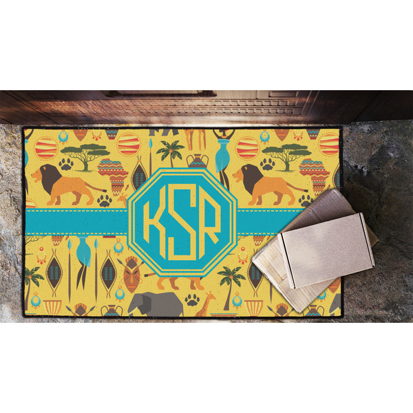 African Safari Door Mat - LIFESTYLE (Lrg)
