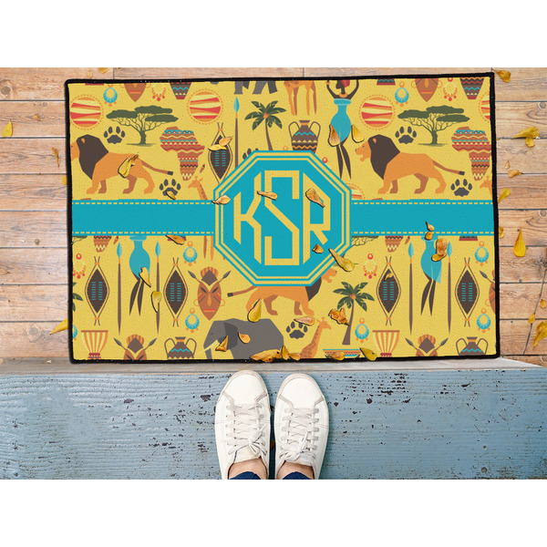 African Safari Door Mat - LIFESTYLE (Med)