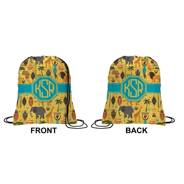 African Safari Drawstring Backpack