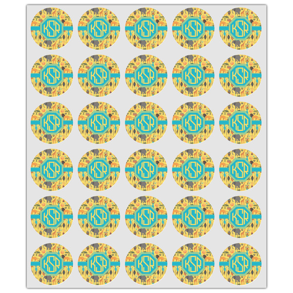 African Safari Drink Topper - XSmall - Set of 30