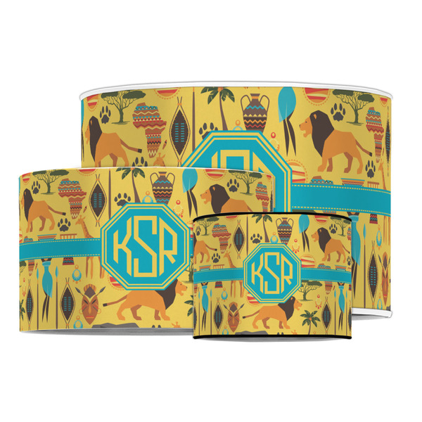 African Safari Drum Lampshades - MAIN