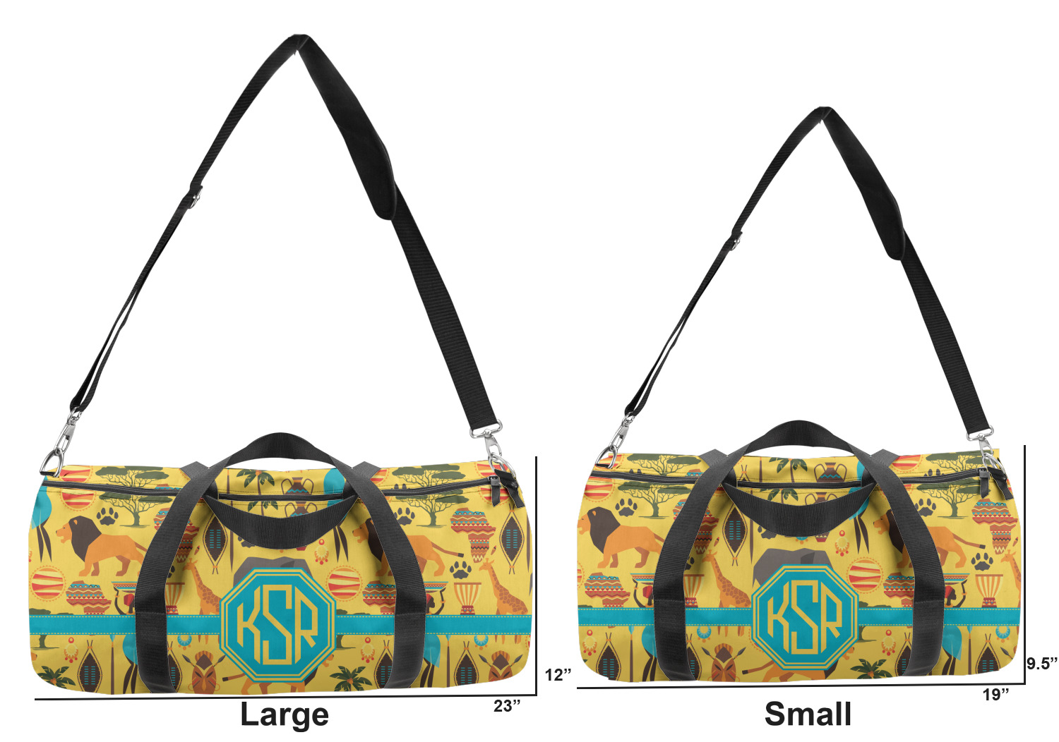 African Safari Duffel Bag (Personalized) YouCustomizeIt