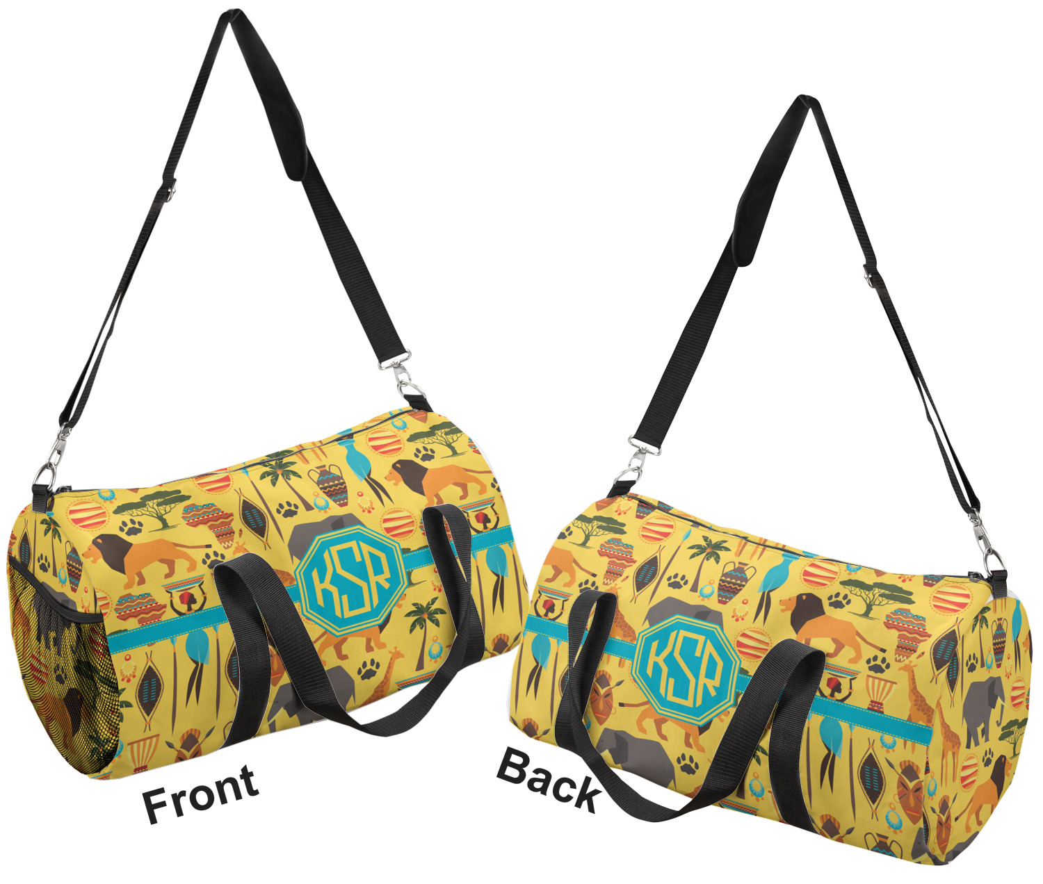 African Safari Duffel Bag Small (Personalized) YouCustomizeIt