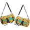 African Safari Duffle bag small front and back sides