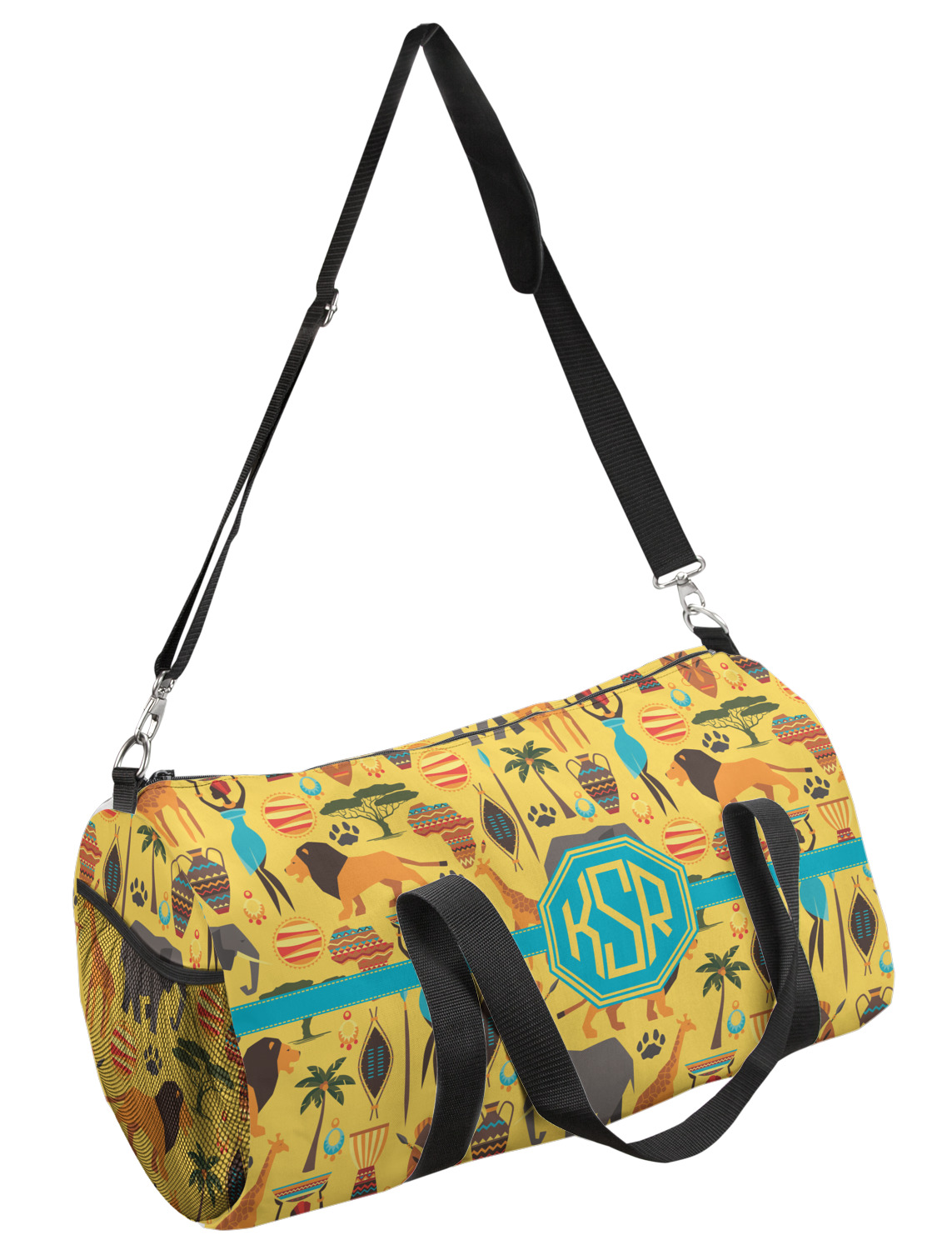 African Safari Duffel Bag Large (Personalized) YouCustomizeIt