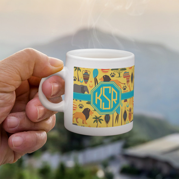 Custom African Safari Single Shot Espresso Cup - Single (Personalized)