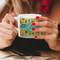 African Safari Espresso Cup - 6oz (Double Shot) LIFESTYLE (Woman hands cropped)