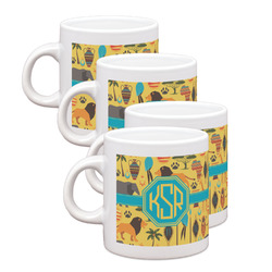 African Safari Single Shot Espresso Cups - Set of 4 (Personalized)