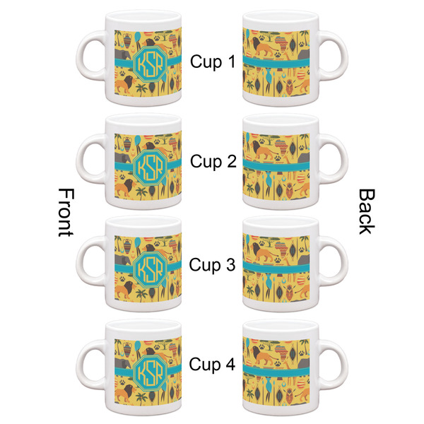 African Safari Espresso Cup Set of 4 - Apvl