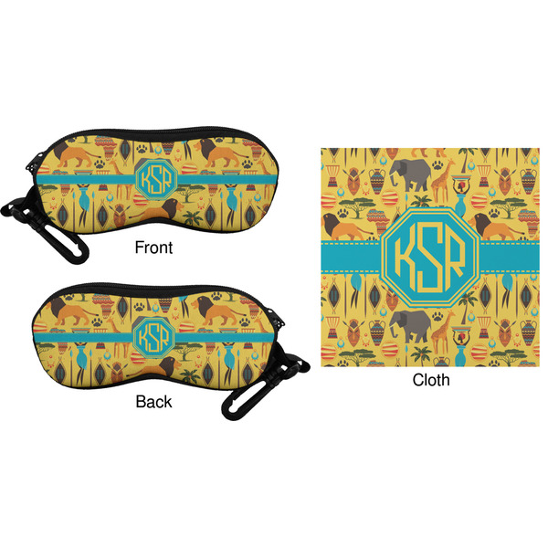 African Safari Eyeglass Case & Cloth (Approval)