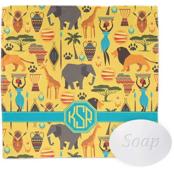 Custom African Safari Washcloth (Personalized)