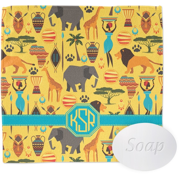 African Safari Wash Cloth with soap