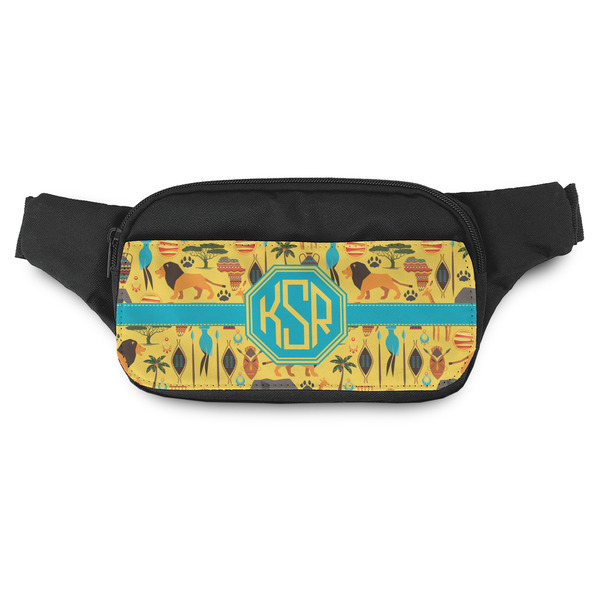 Custom African Safari Fanny Pack - Modern Style (Personalized)