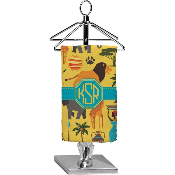 Custom African Safari Finger Tip Towel - Full Print (Personalized)