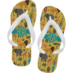 African Safari Flip Flops - XSmall (Personalized)