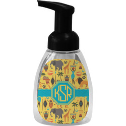 African Safari Foam Soap Bottle - Black (Personalized)