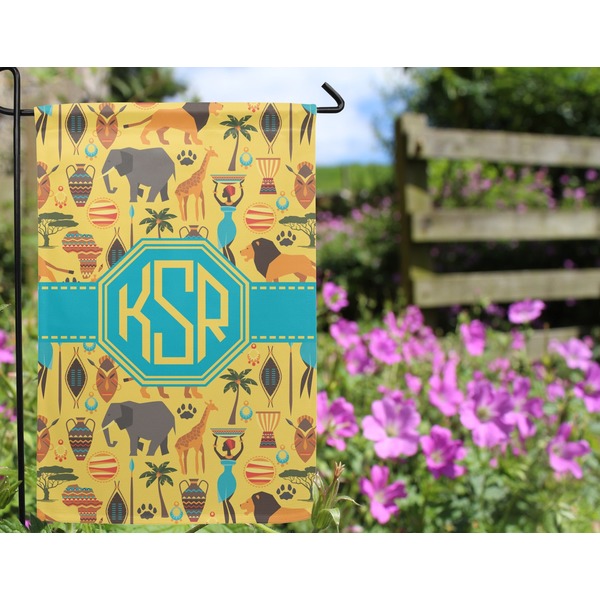 African Safari Garden Flag - Outside In Flowers