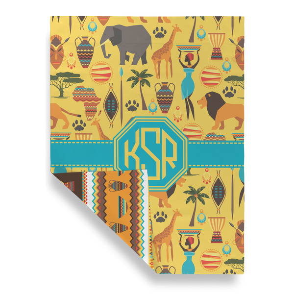 African Safari Garden Flags - Large - Double Sided - FRONT FOLDED