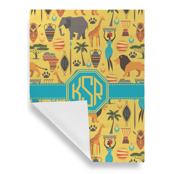 African Safari Garden Flags - Large - Single Sided - FRONT FOLDED