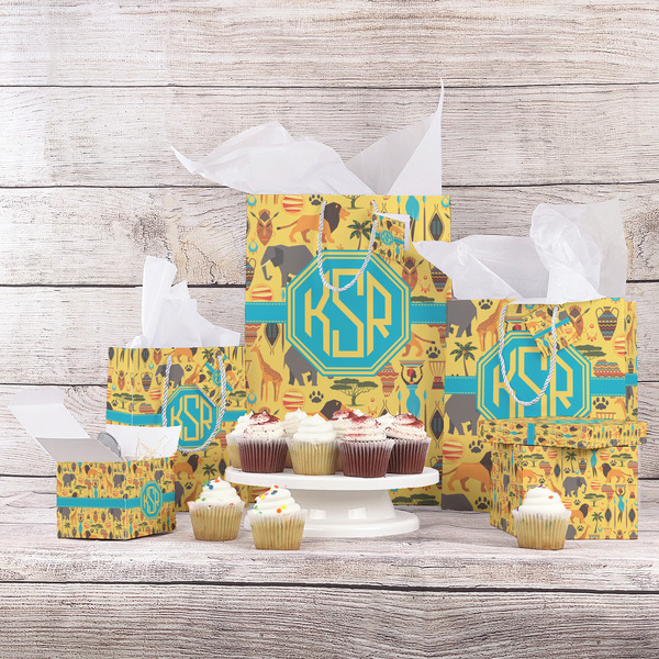 African Safari Gift Bags - In Context