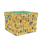 African Safari Gift Boxes with Lid - Canvas Wrapped - Medium - Front/Main