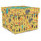 African Safari Gift Boxes with Lid - Canvas Wrapped - XX-Large - Front/Main