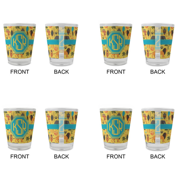 African Safari Glass Shot Glass - Standard - Set of 4 - APPROVAL