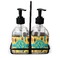 African Safari Glass Soap & Lotion Bottle Set (Personalized)