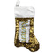 African Safari Gold Sequin Stocking - Front