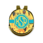 African Safari Golf Ball Marker - Hat Clip - Gold