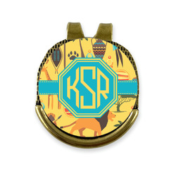 African Safari Golf Ball Marker - Hat Clip - Gold