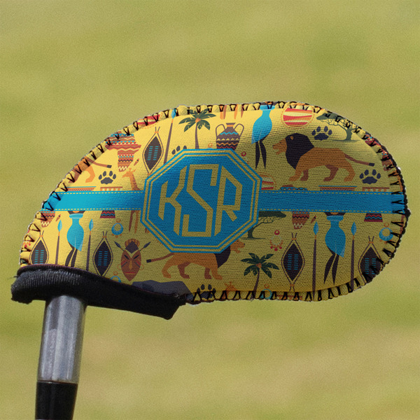 Custom African Safari Golf Club Iron Cover - Single (Personalized)