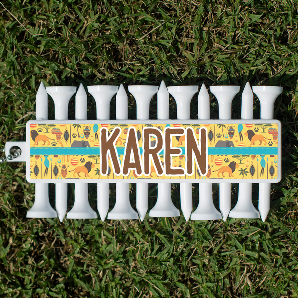 Custom African Safari Golf Tees & Ball Markers Set (Personalized)