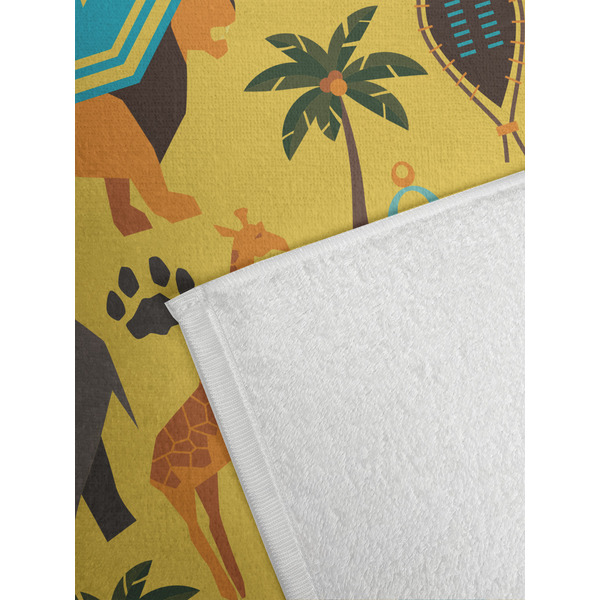 African Safari Golf Towel - Detail