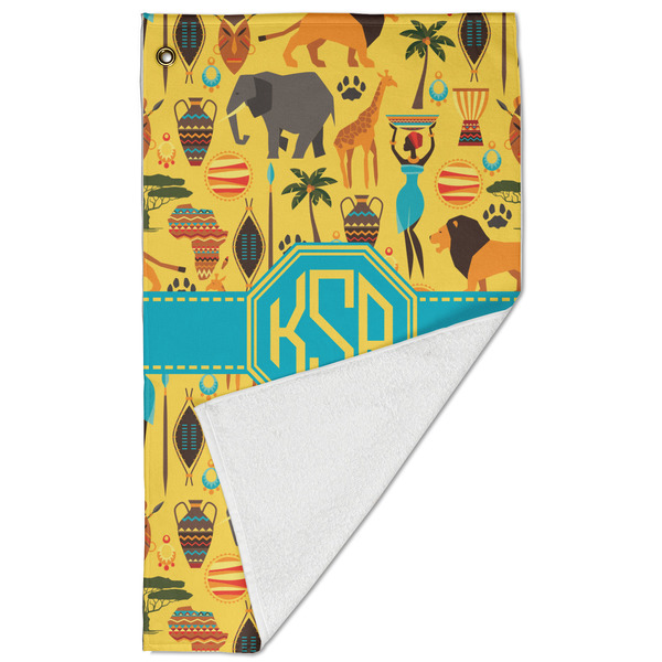 African Safari Golf Towel - Folded (Large)
