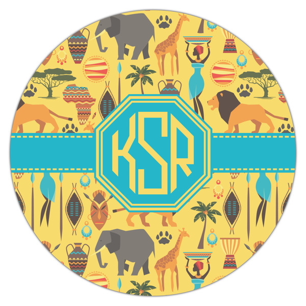 African Safari Icing Circle - Large - Single