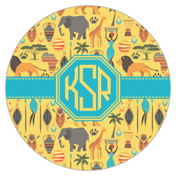 African Safari Icing Circle - Medium - Single