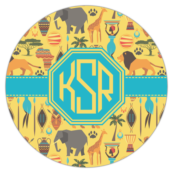 African Safari Icing Circle - Small - Single