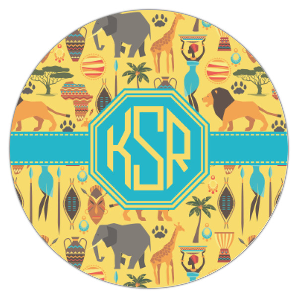 African Safari Icing Circle - XSmall - Single