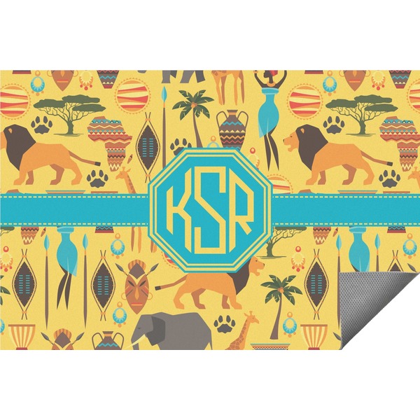 Custom African Safari Indoor / Outdoor Rug (Personalized)