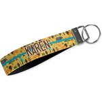 African Safari Webbing Keychain Fob - Large (Personalized)