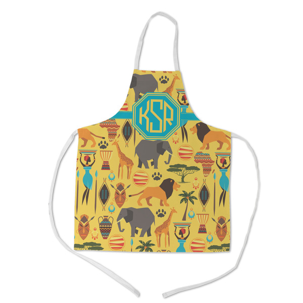 Custom African Safari Kid's Apron - Medium (Personalized)