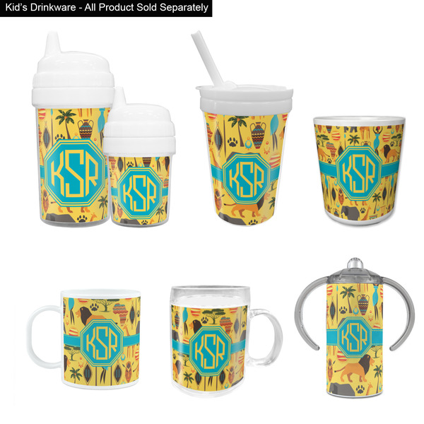 African Safari Kid's Drinkware - Customized & Personalized