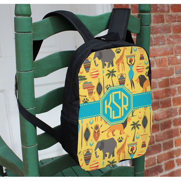 African Safari Kids Backpack - In Context