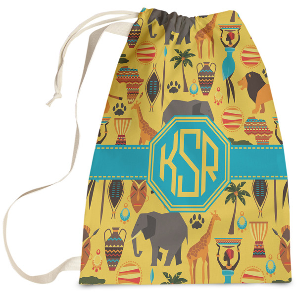 Custom African Safari Laundry Bag - Large (Personalized)