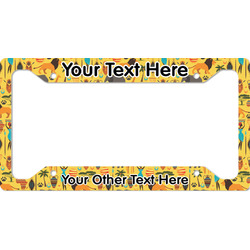 African Safari License Plate Frame (Personalized)