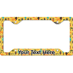 African Safari License Plate Frame - Style C (Personalized)