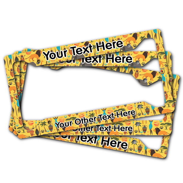African Safari License Plate Frames - (PARENT MAIN)